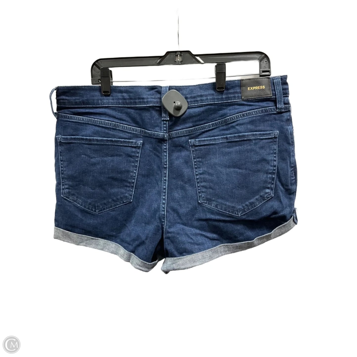 Shorts By Express In Blue Denim, Size: 14