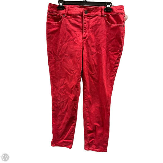 Pants Chinos & Khakis By Chicos In Red, Size: 10