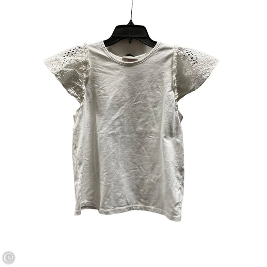 Top Sleeveless Designer By Kate Spade In White, Size: M