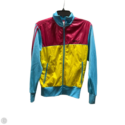 Athletic Jacket By Adidas In Multi-colored, Size: S