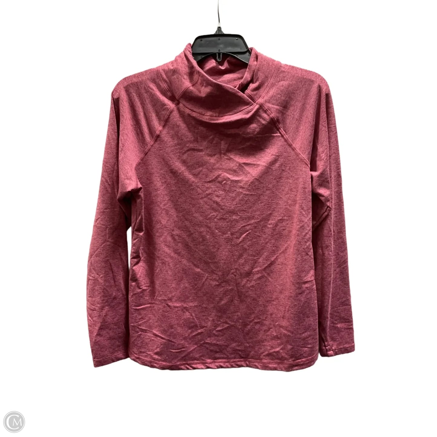 Athletic Top Long Sleeve Collar By Apana In Pink, Size: M