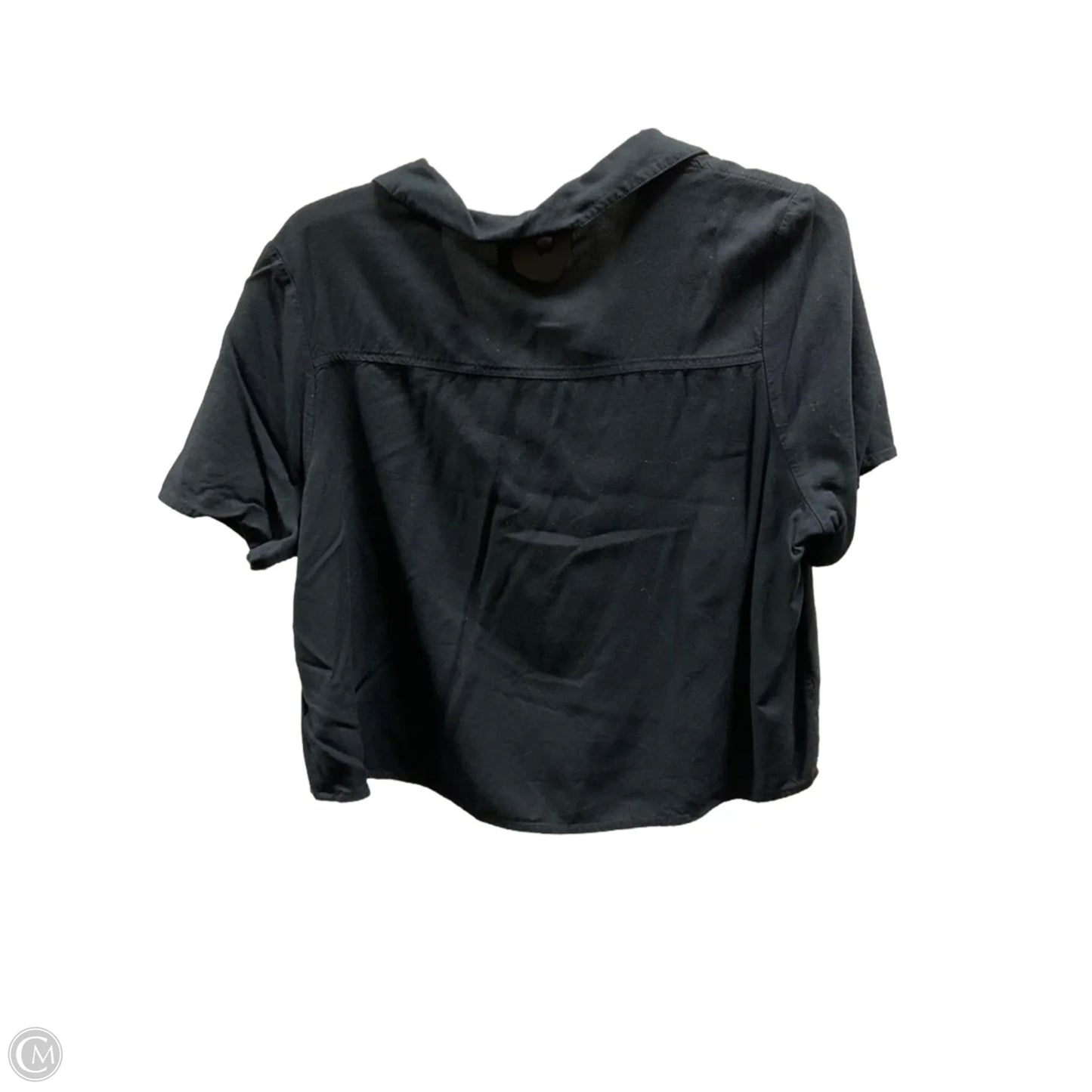 Top Short Sleeve By Abound In Black, Size: M