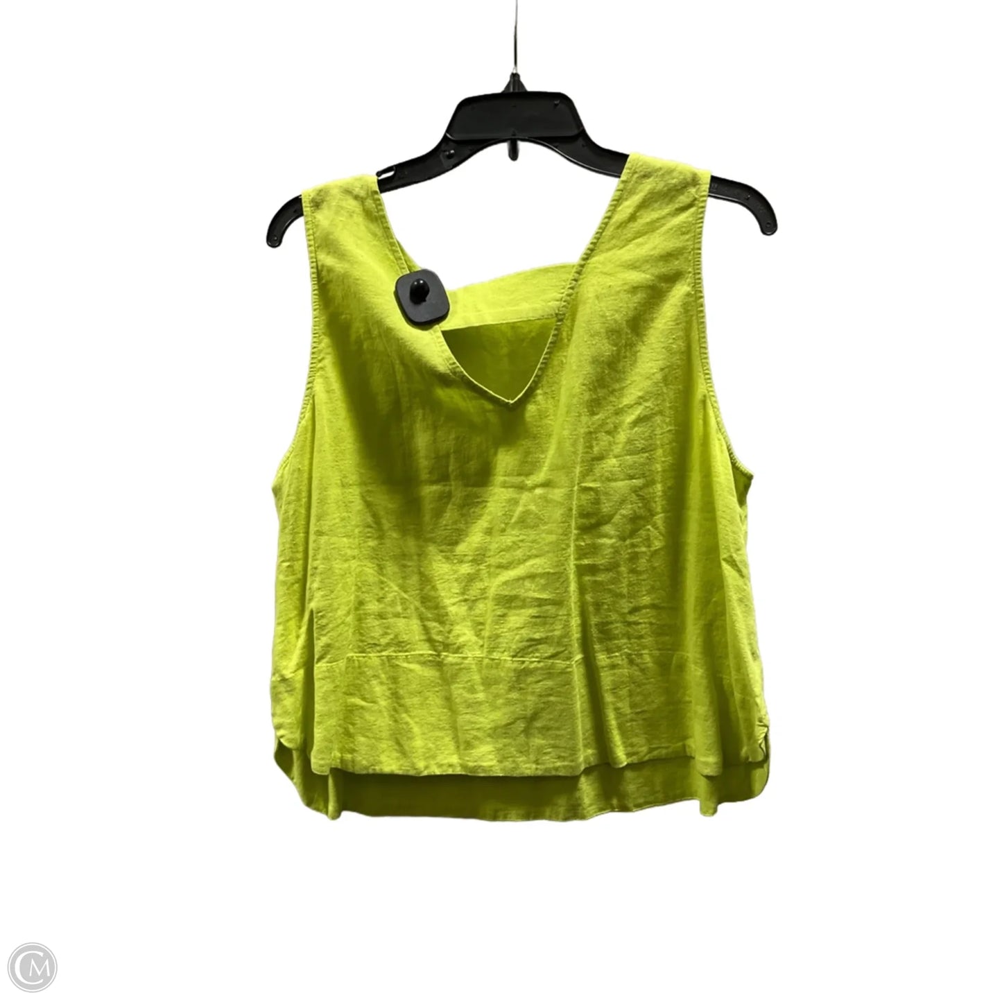 Top Sleeveless By Loft In Green, Size: L