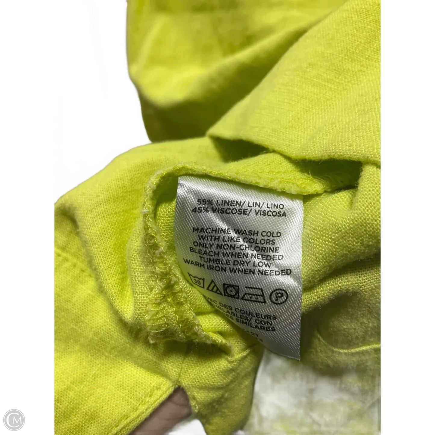 Top Sleeveless By Loft In Green, Size: L