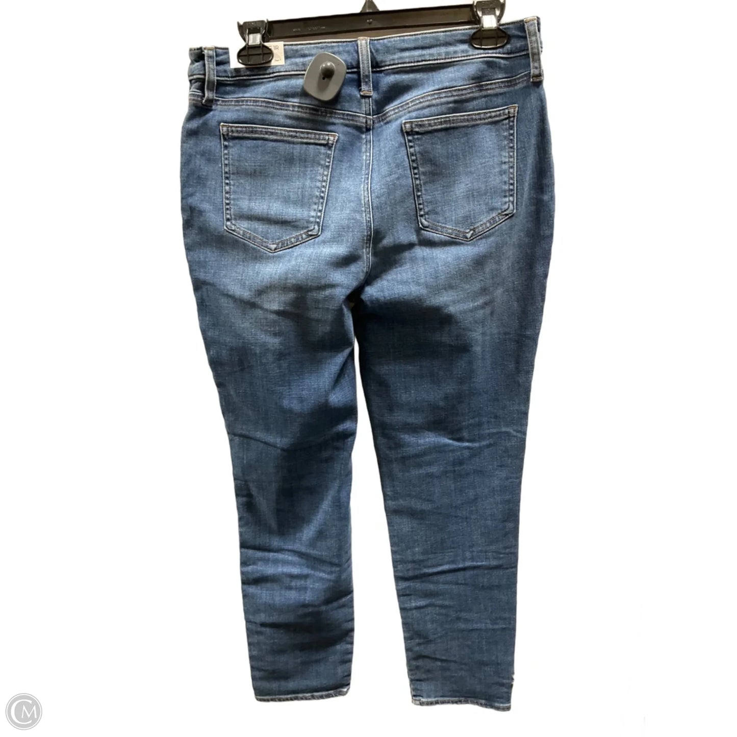 Jeans Straight By Chicos In Blue Denim, Size: 8