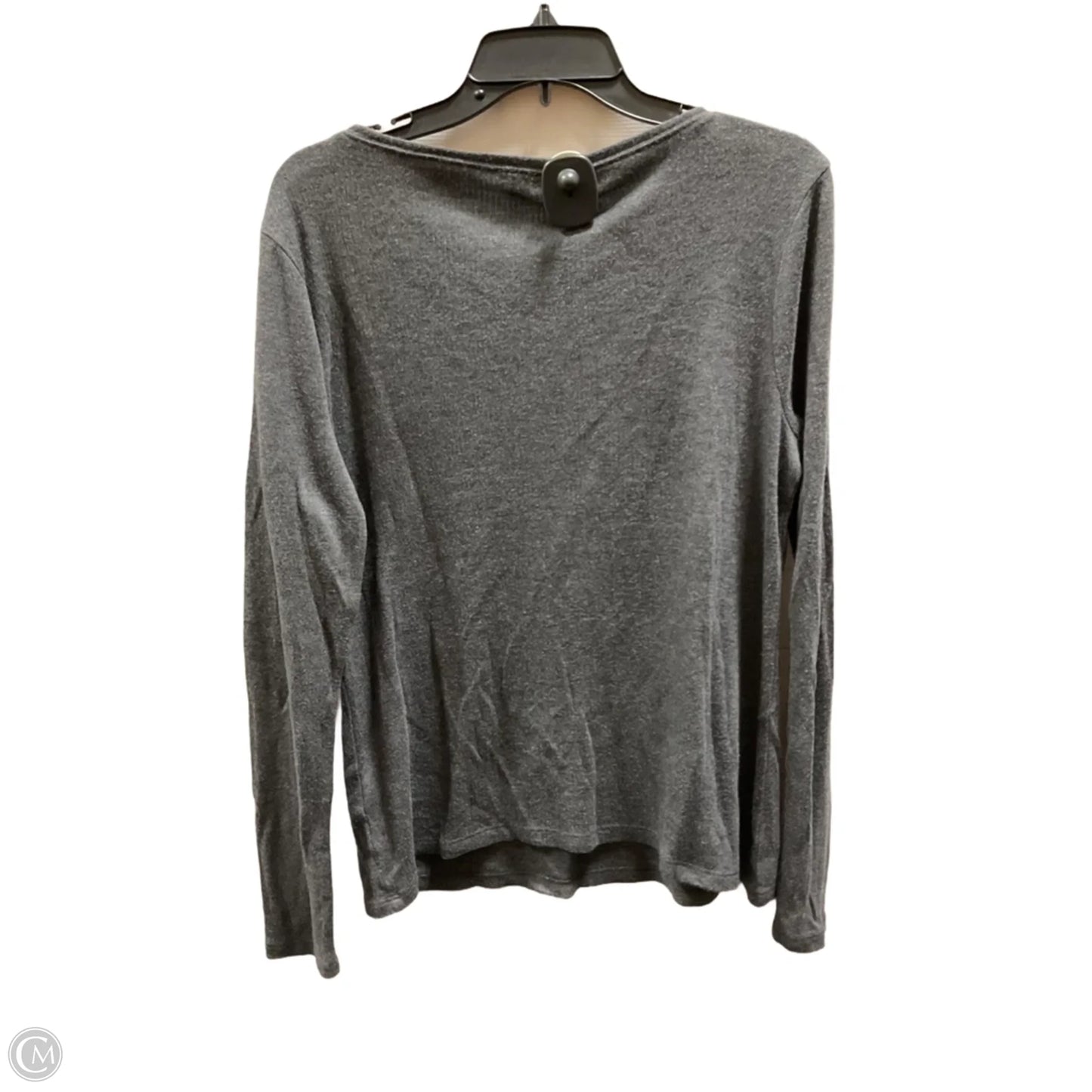 Top Long Sleeve Basic By J. Crew In Grey, Size: M