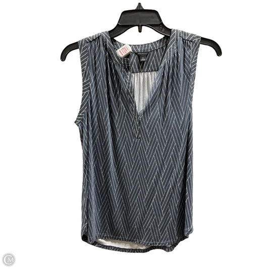 Top Sleeveless By Ann Taylor In Grey, Size: Xs