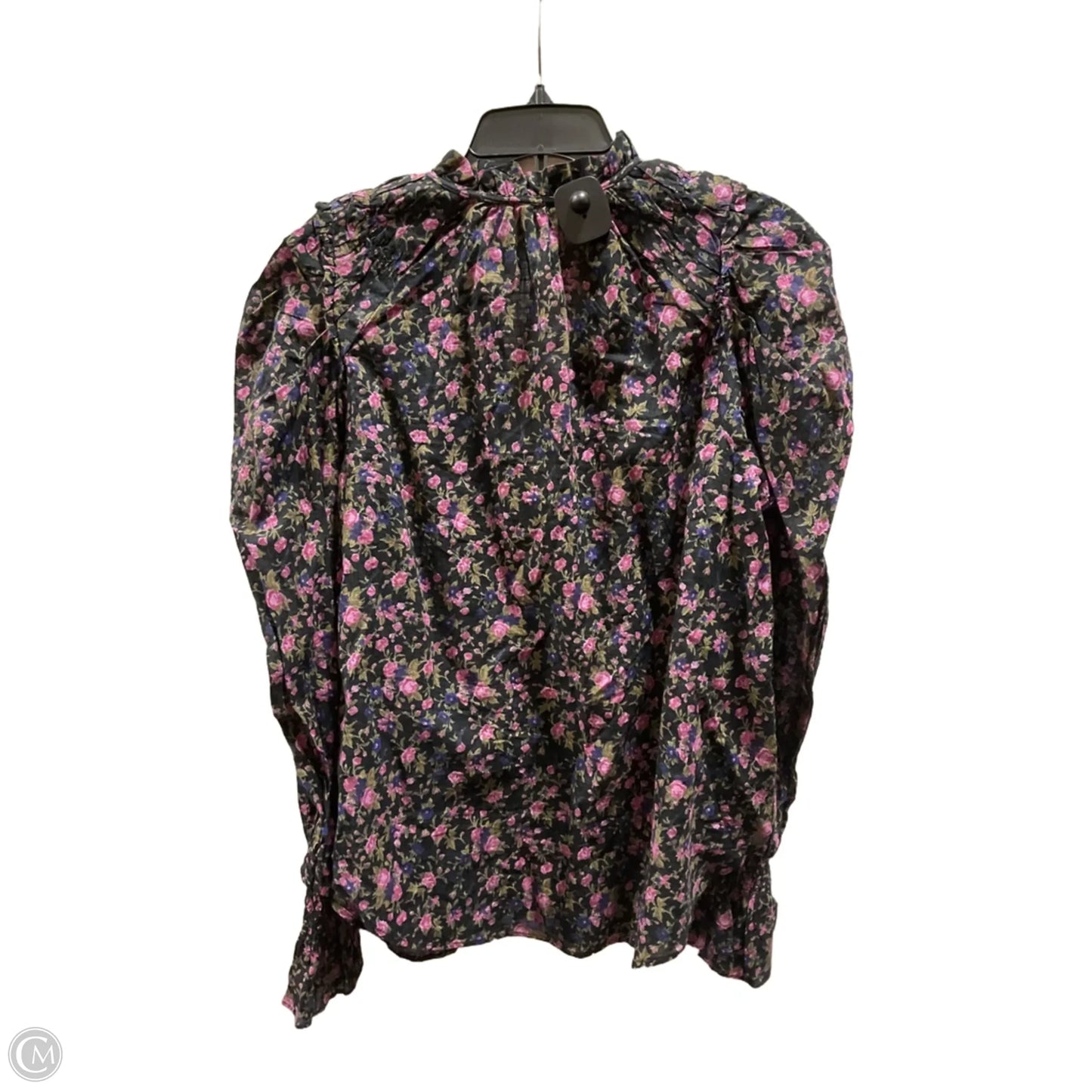 Top Long Sleeve By Free People In Floral Print, Size: M