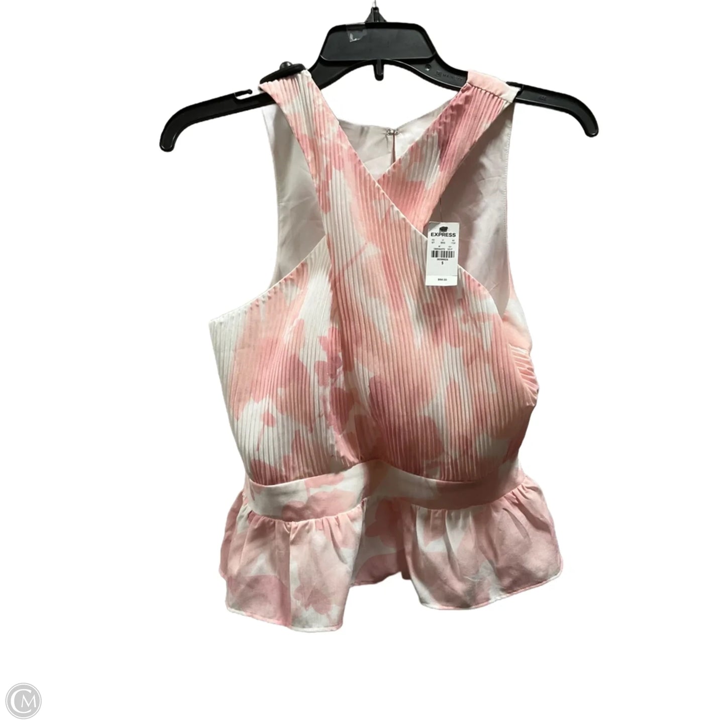 Top Sleeveless By Express In Pink, Size: S