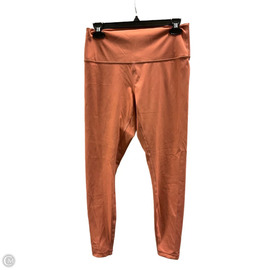 Athletic Leggings By Lululemon In Orange, Size: 10