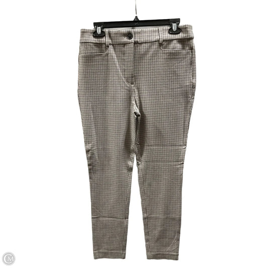 Pants Dress By Loft In Plaid Pattern, Size: 6
