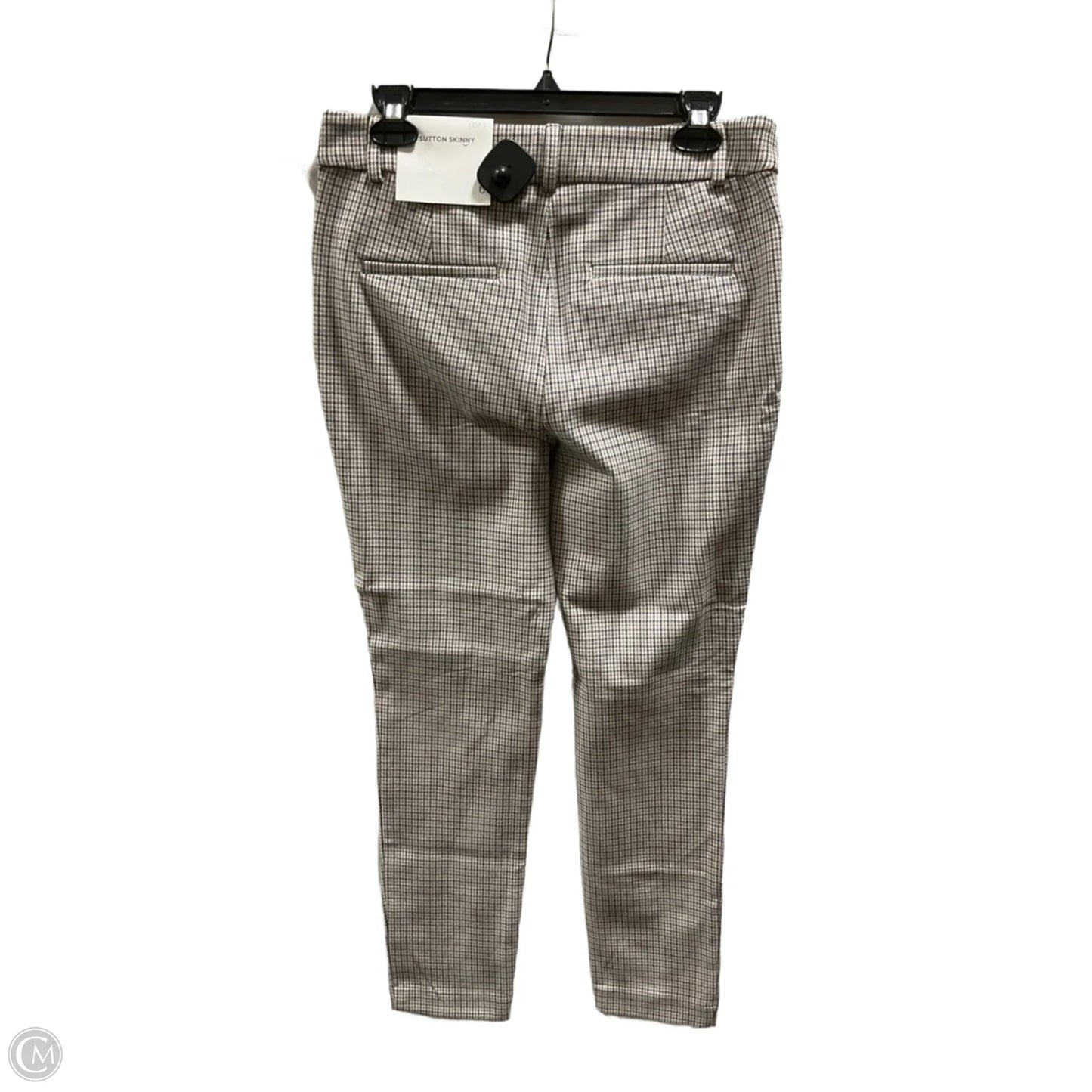 Pants Dress By Loft In Plaid Pattern, Size: 6