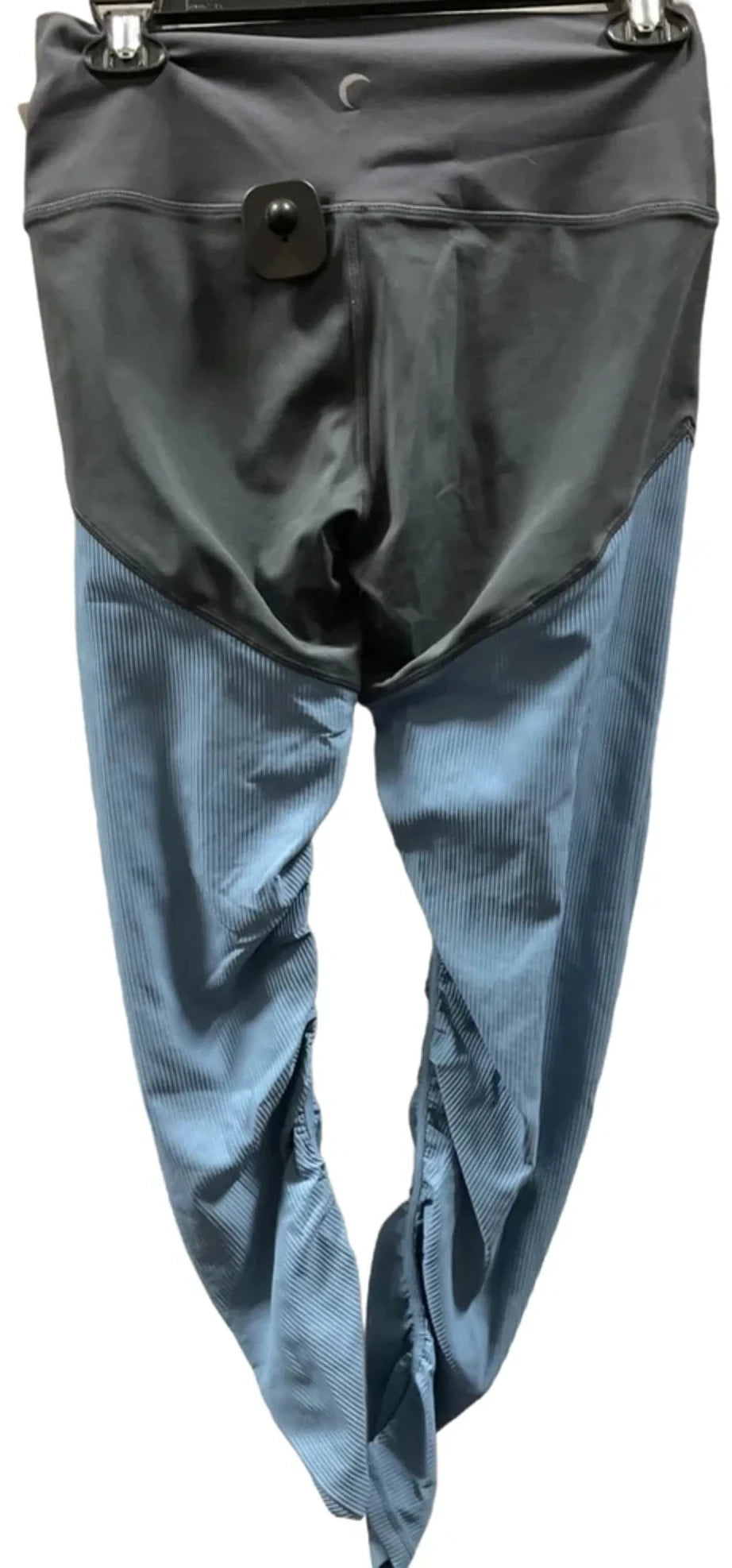 Athletic Leggings By Zyia In Blue & Grey, Size: 6