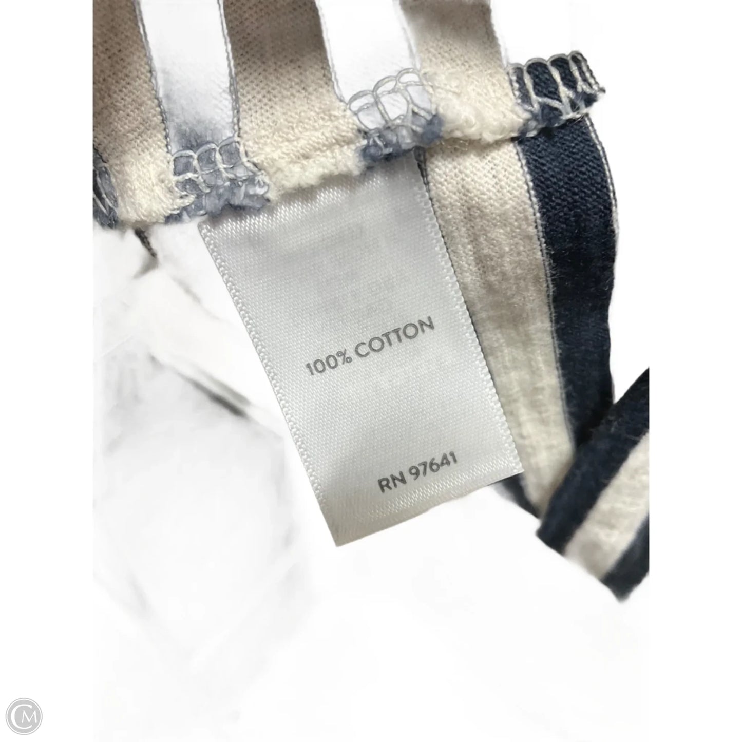 Top Long Sleeve By J. Jill In Striped Pattern, Size: L