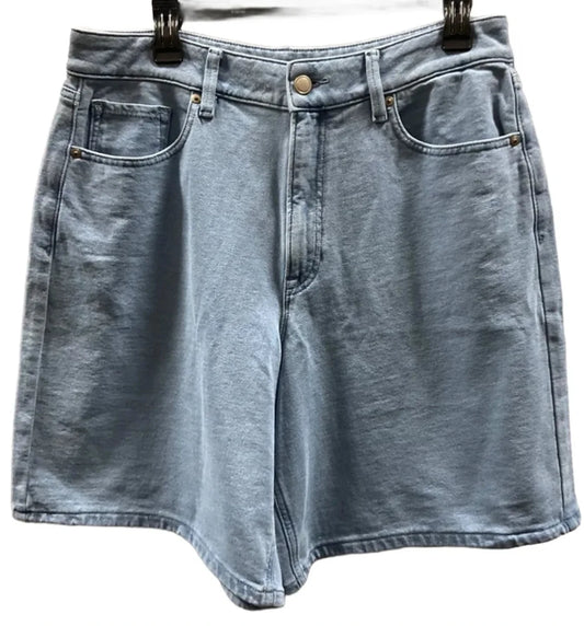 Shorts By Good American In Blue Denim, Size: 10