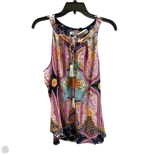 Top Sleeveless By Rose And Olive In Multi-colored, Size: Xl