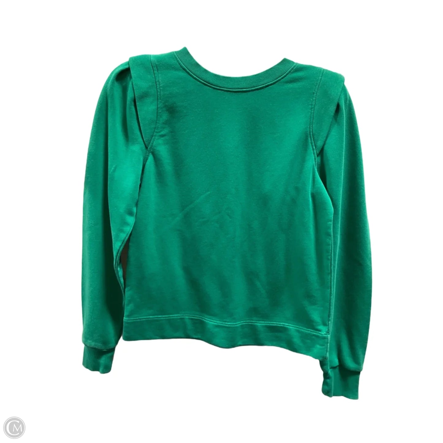 Sweatshirt Crewneck By Loft In Green, Size: Xs