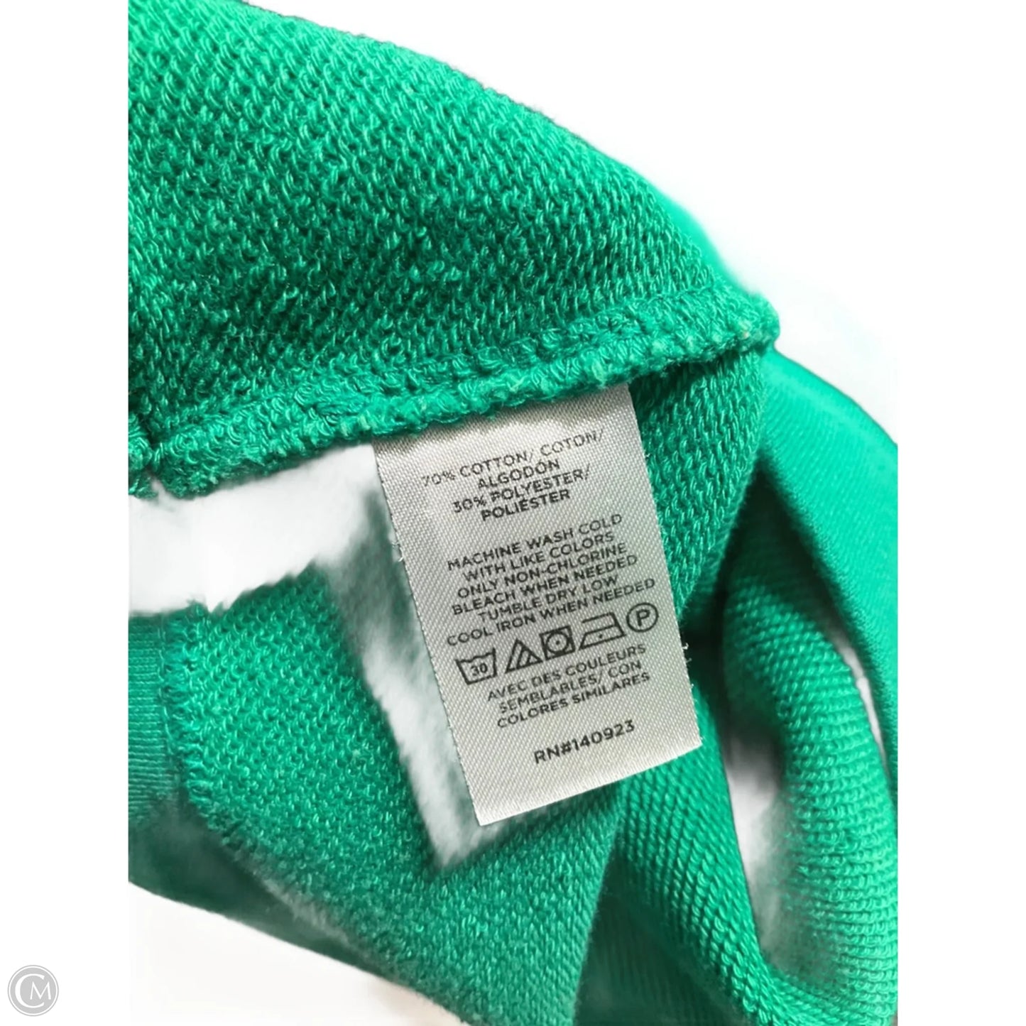 Sweatshirt Crewneck By Loft In Green, Size: Xs