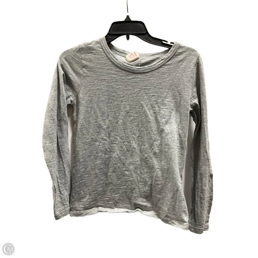 Top Long Sleeve Basic By J. Crew In Grey, Size: Xs