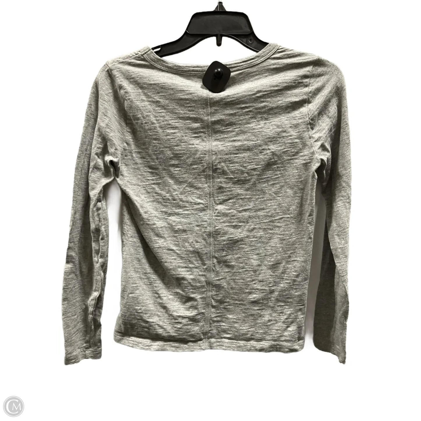 Top Long Sleeve Basic By J. Crew In Grey, Size: Xs
