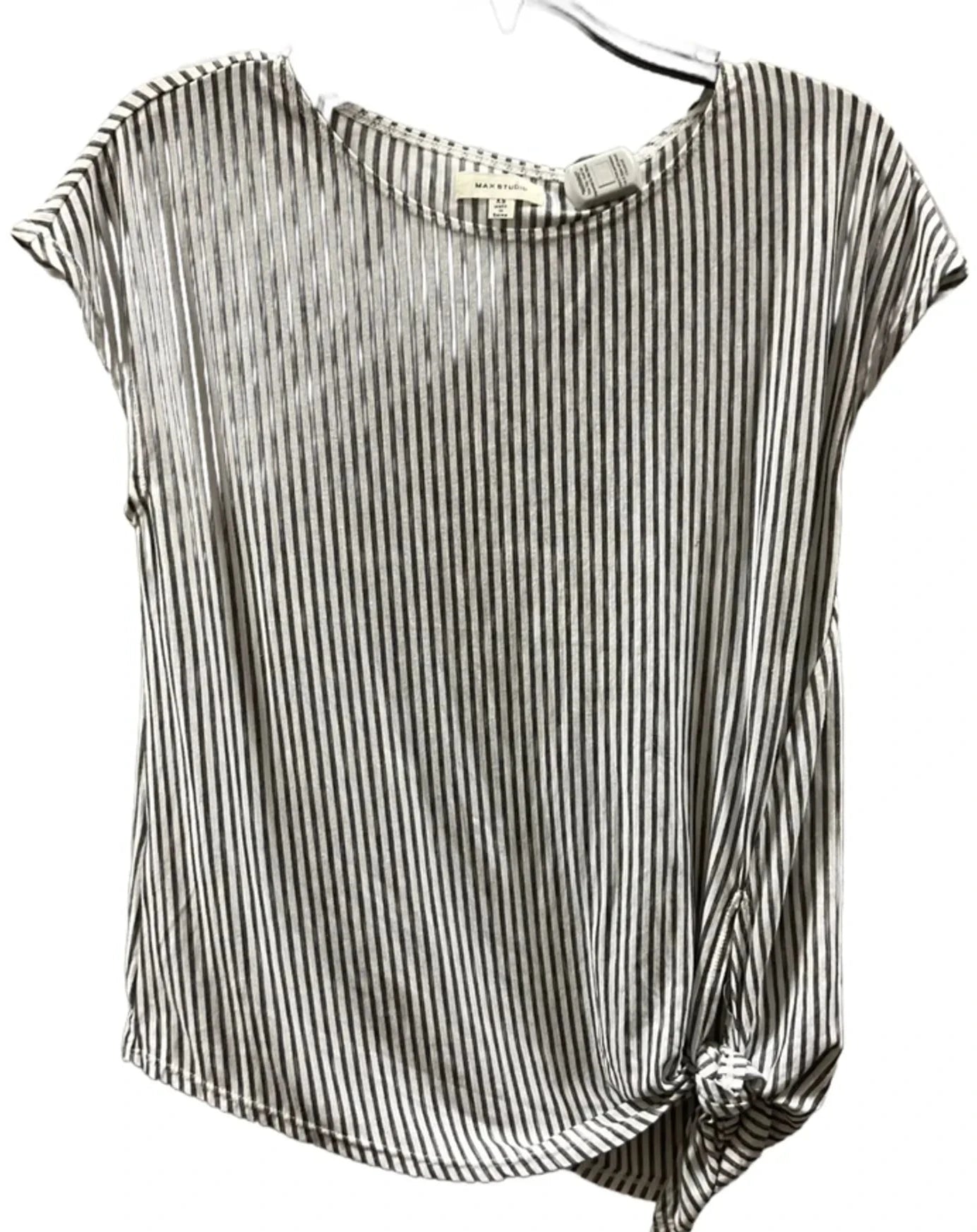 Top Sleeveless By Max Studio In Striped Pattern, Size: Xs