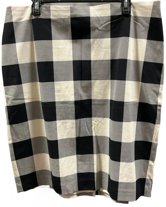 Skirt Mini & Short By Talbots In Plaid Pattern, Size: 16