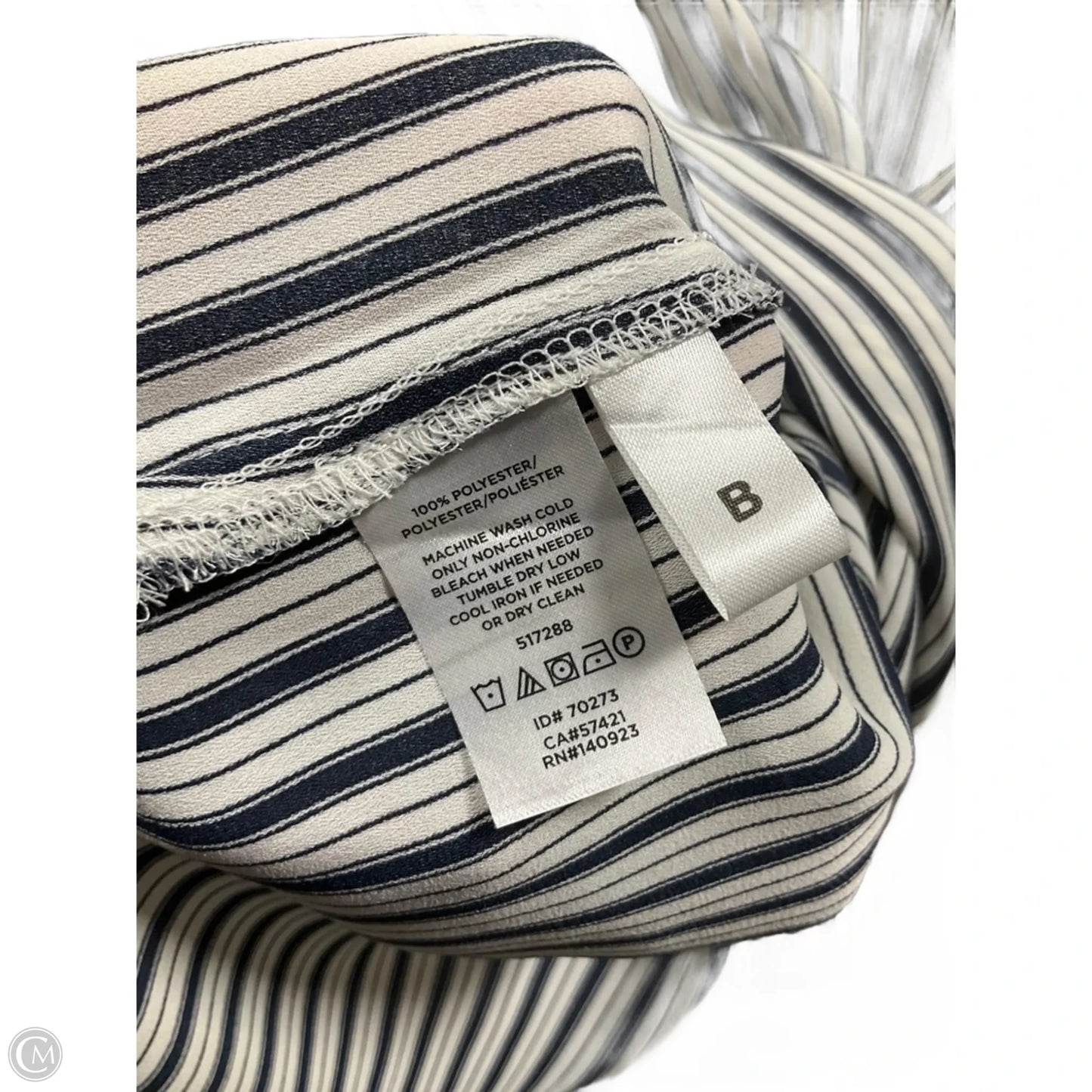 Top Long Sleeve By Loft In Striped Pattern, Size: Sp