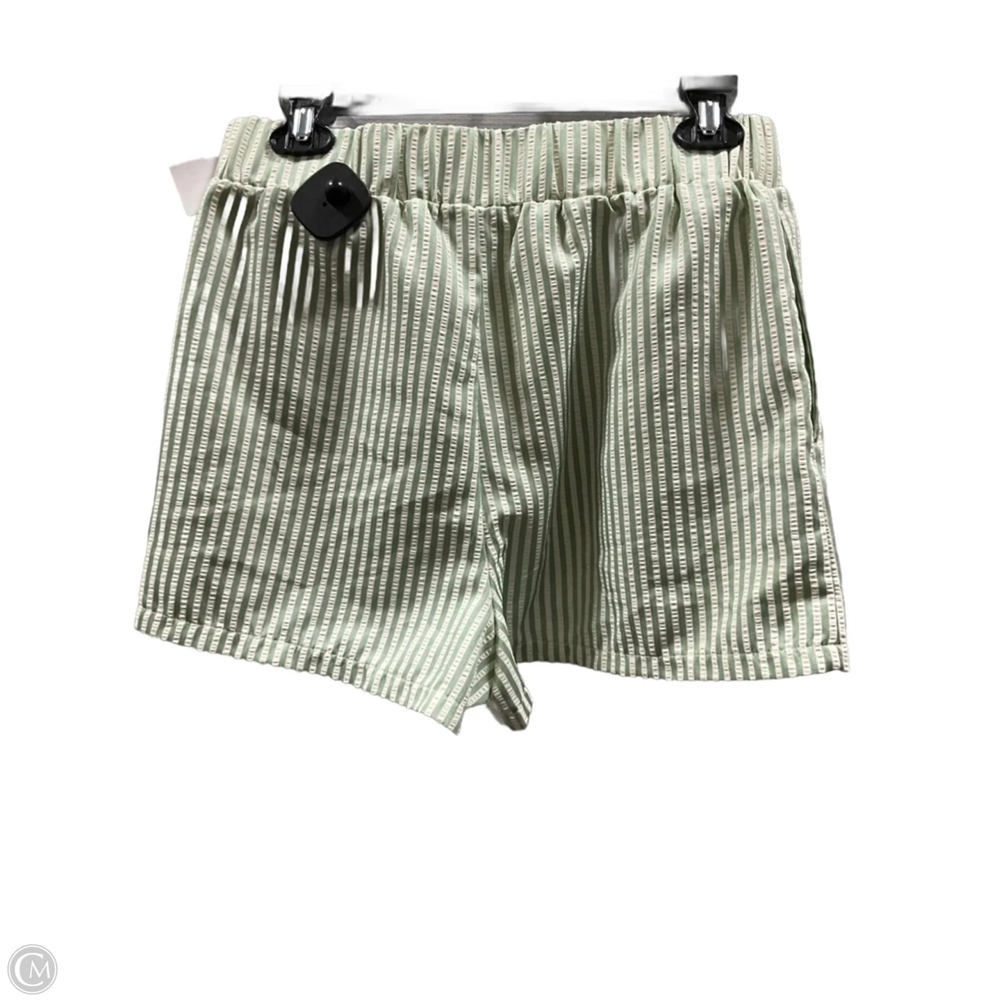 Shorts By Happily Grey In Striped Pattern, Size: 12