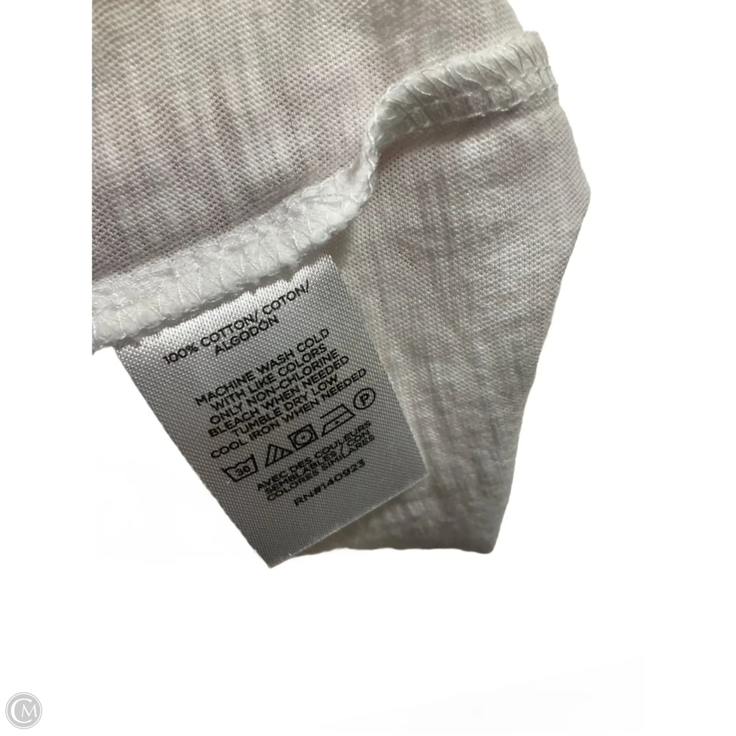 Top Short Sleeve Basic By Loft In White, Size: Xs