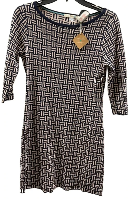 Dress Casual Short By Boden In Blue & Cream, Size: 6