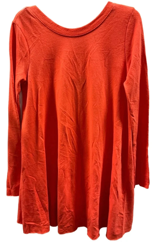 Top Long Sleeve By Free People In Orange, Size: Xs