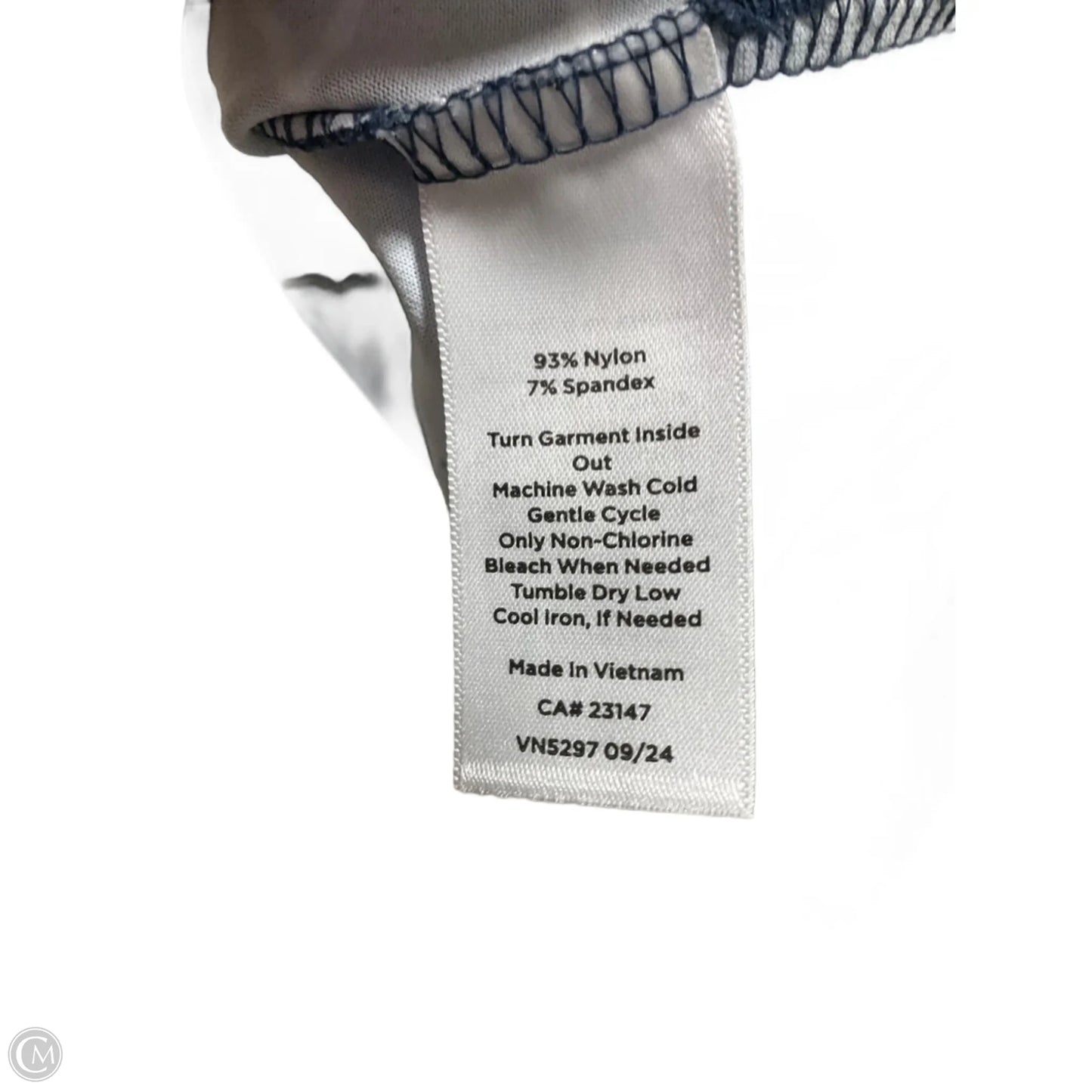 Top Short Sleeve By Talbots In Blue, Size: M