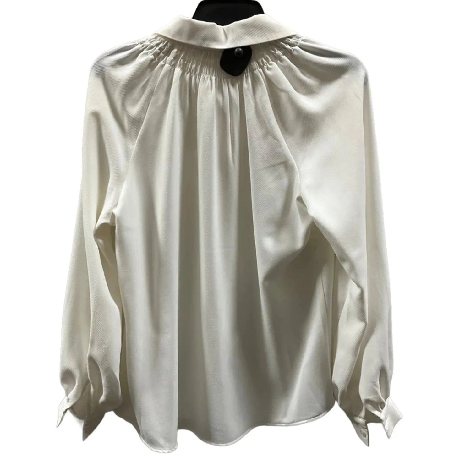 Blouse Long Sleeve By Max Studio In Cream, Size: S