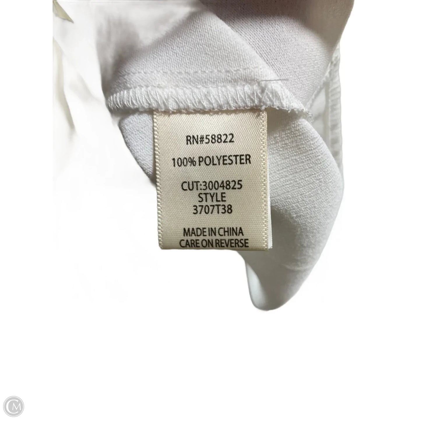 Blouse Long Sleeve By Max Studio In Cream, Size: S