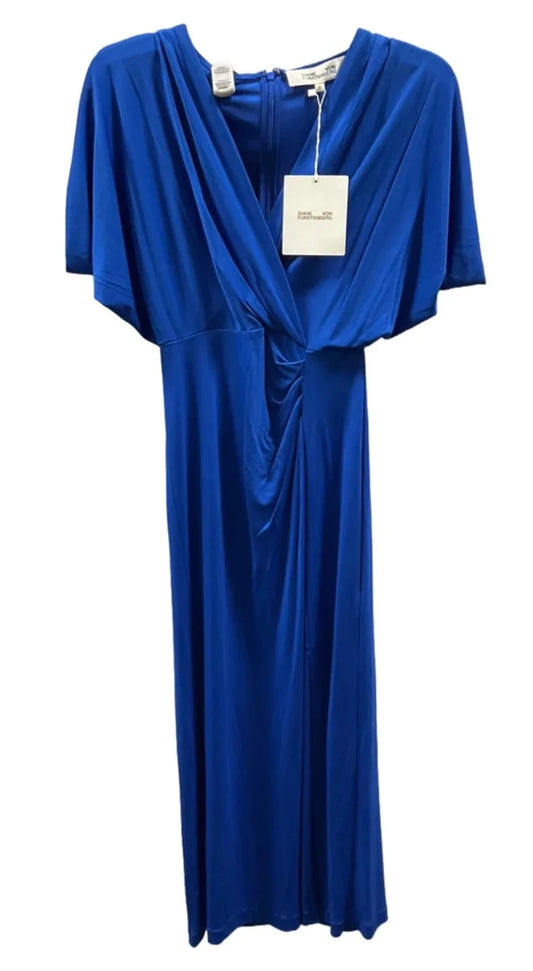 Dress Designer By Diane Von Furstenberg In Blue, Size: S