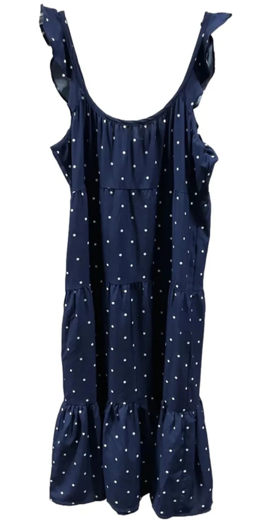 Dress Casual Midi By Cmb In Polkadot Pattern, Size: S