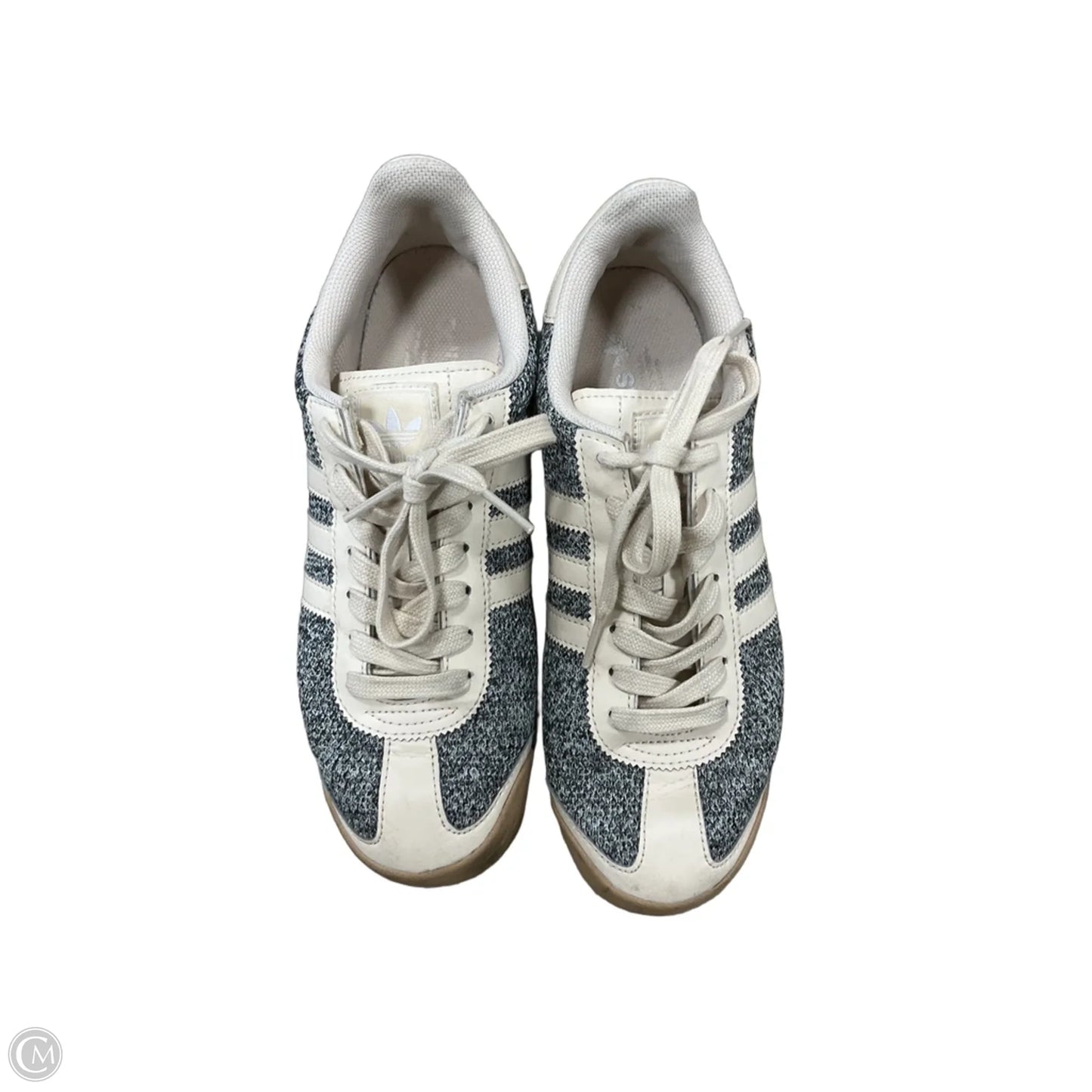 Shoes Athletic By Adidas In Cream & Grey, Size: 9