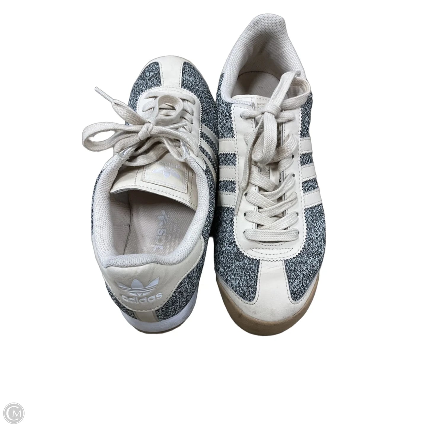 Shoes Athletic By Adidas In Cream & Grey, Size: 9