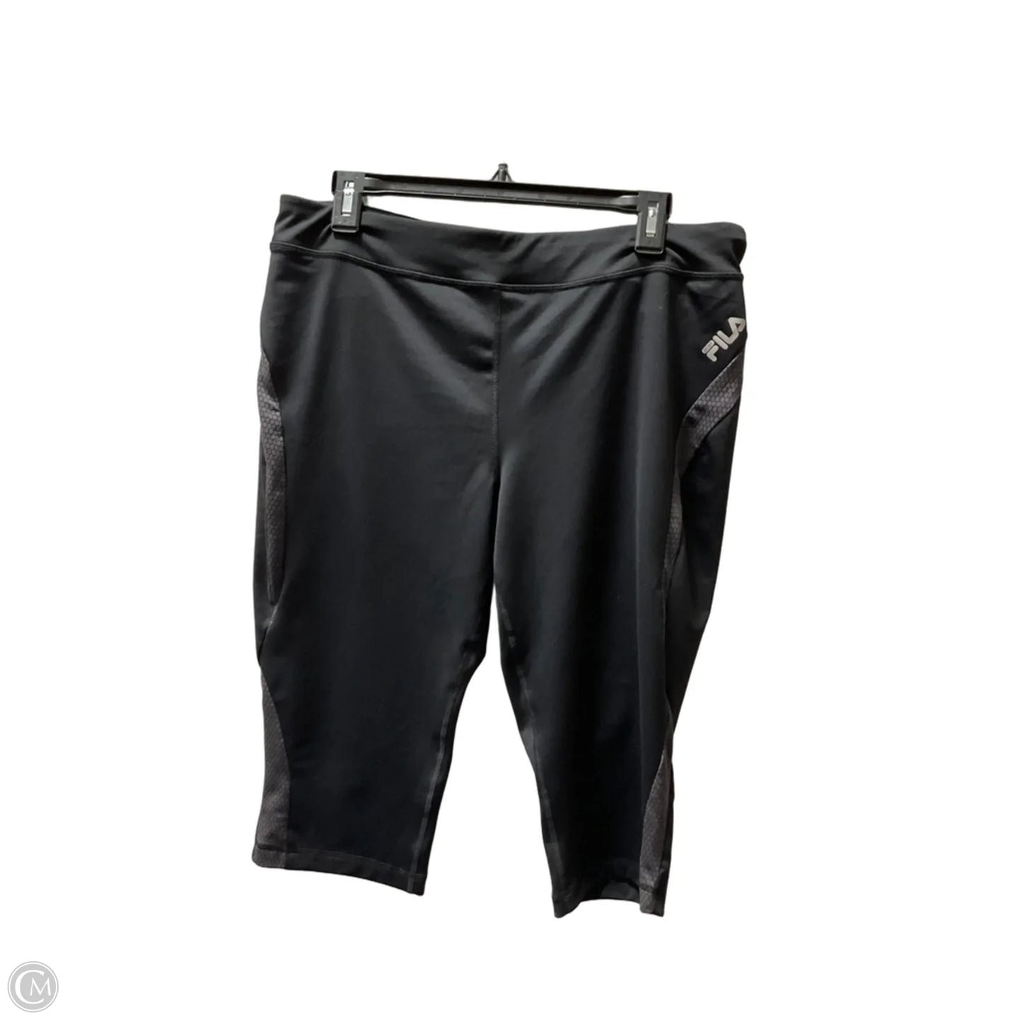 Athletic Capris By Fila In Black, Size: Xl