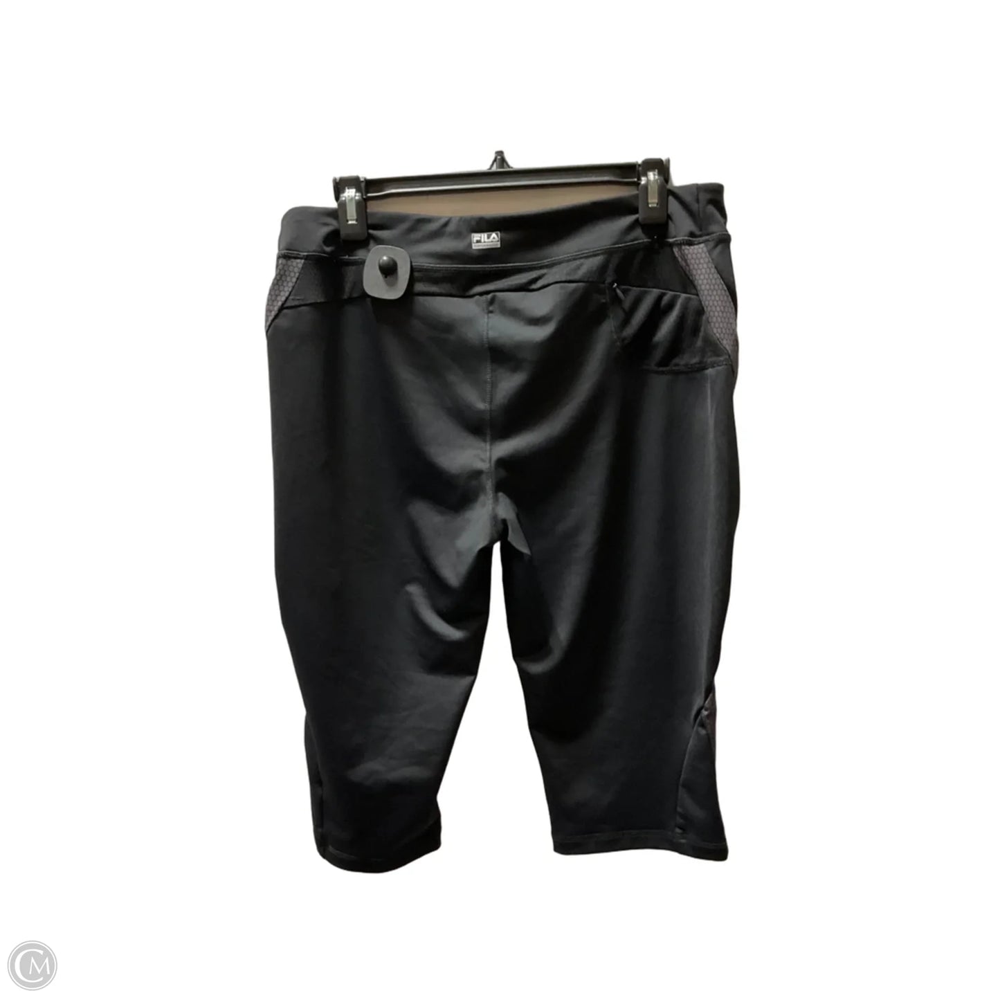 Athletic Capris By Fila In Black, Size: Xl
