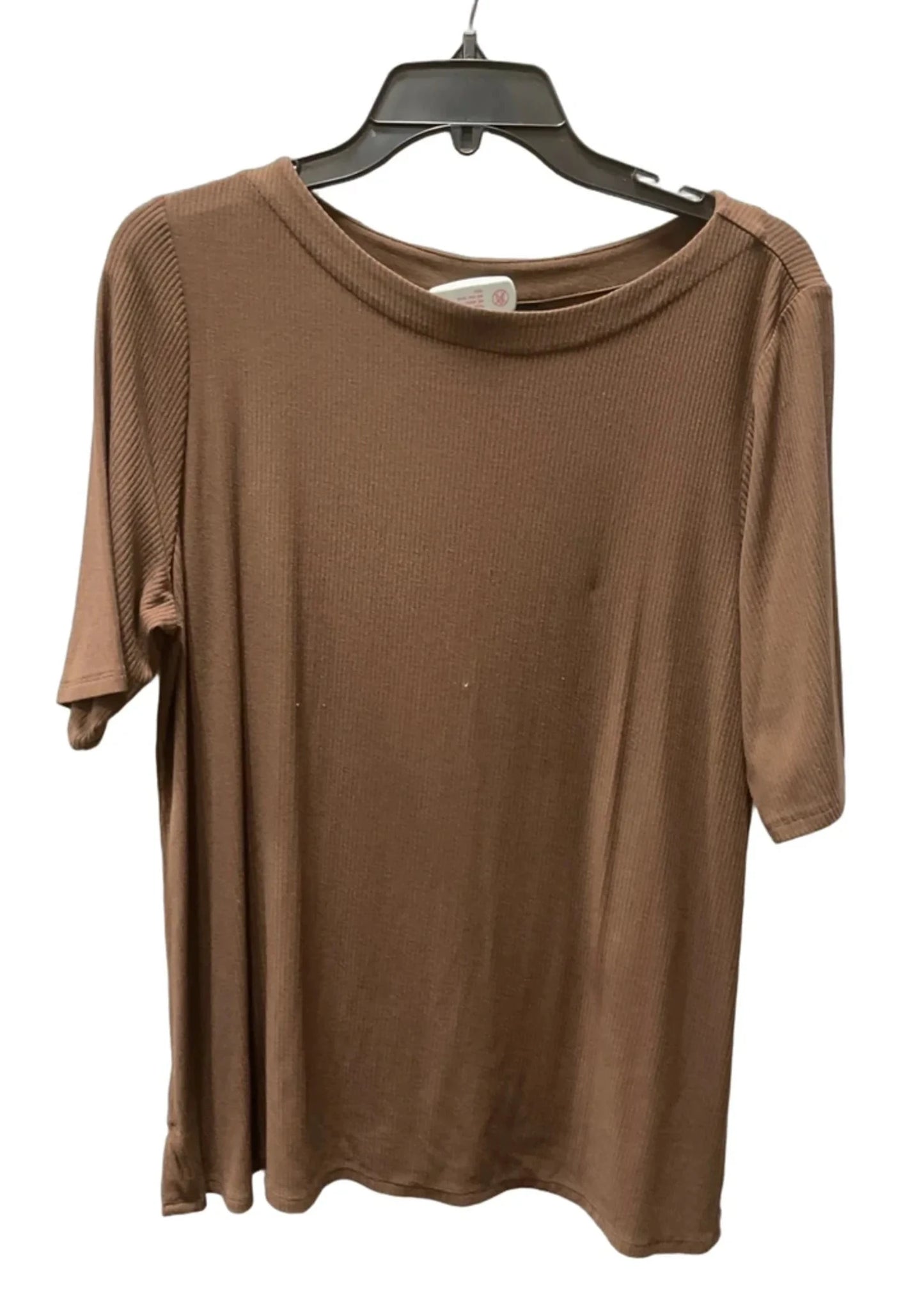 Top Short Sleeve By J. Jill In Brown, Size: M