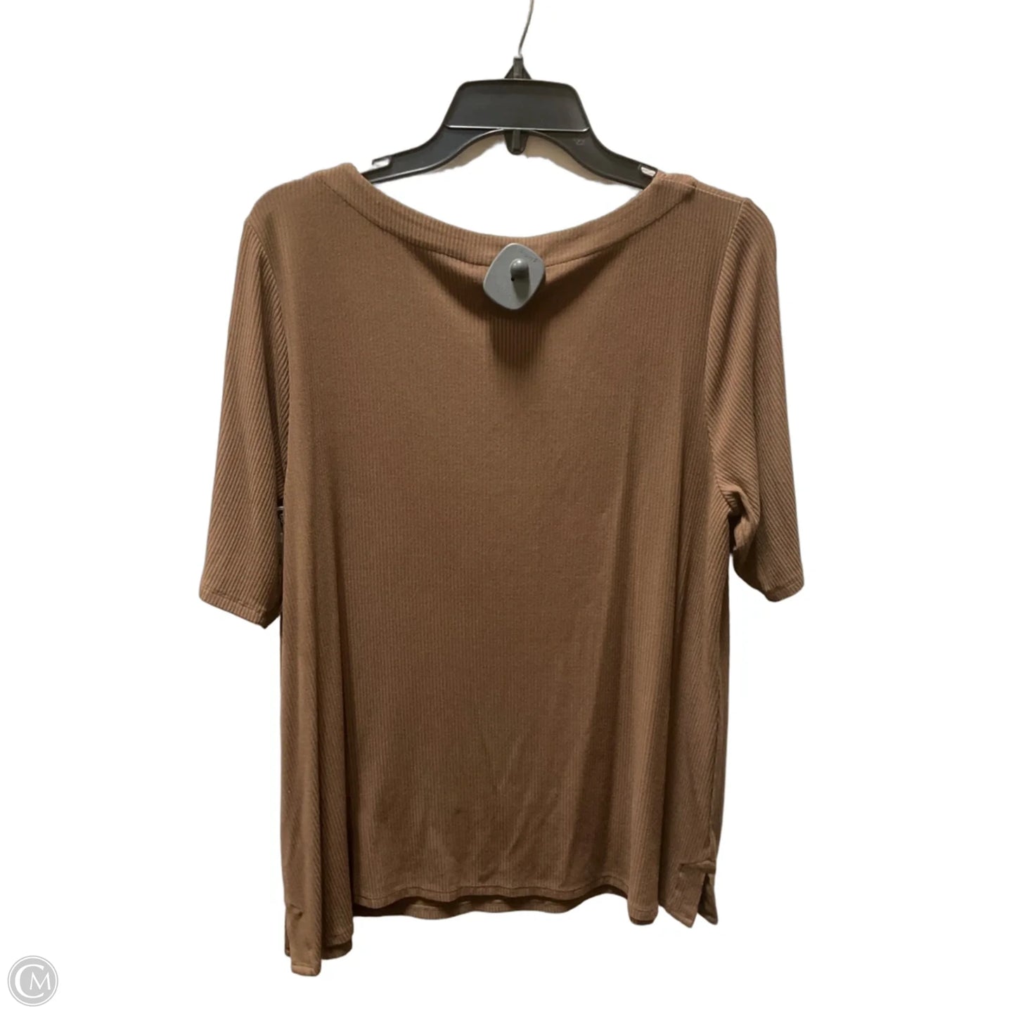 Top Short Sleeve By J. Jill In Brown, Size: M
