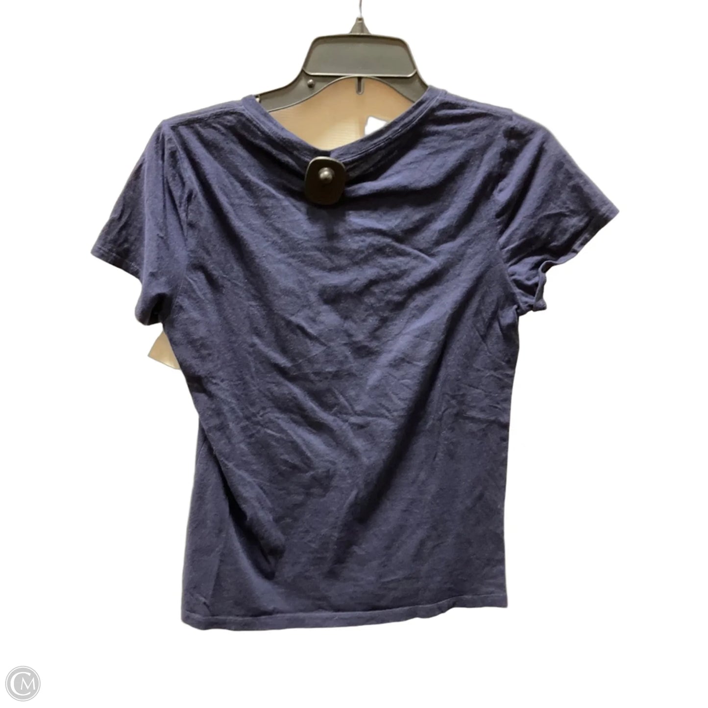Top Short Sleeve Basic By Gap In Navy, Size: M