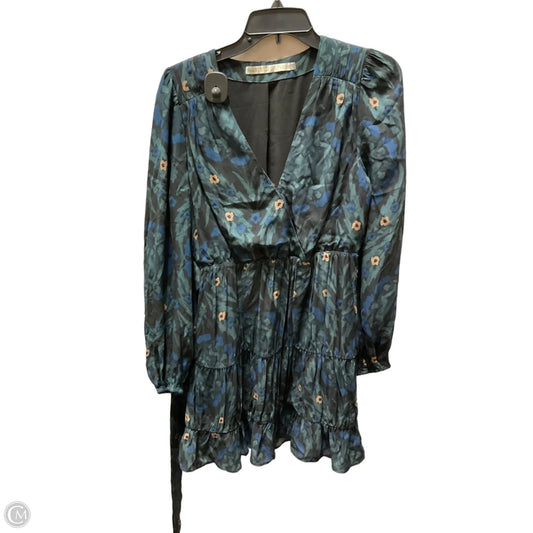 Dress Casual Short By Marie Oliver In Black & Green, Size: S