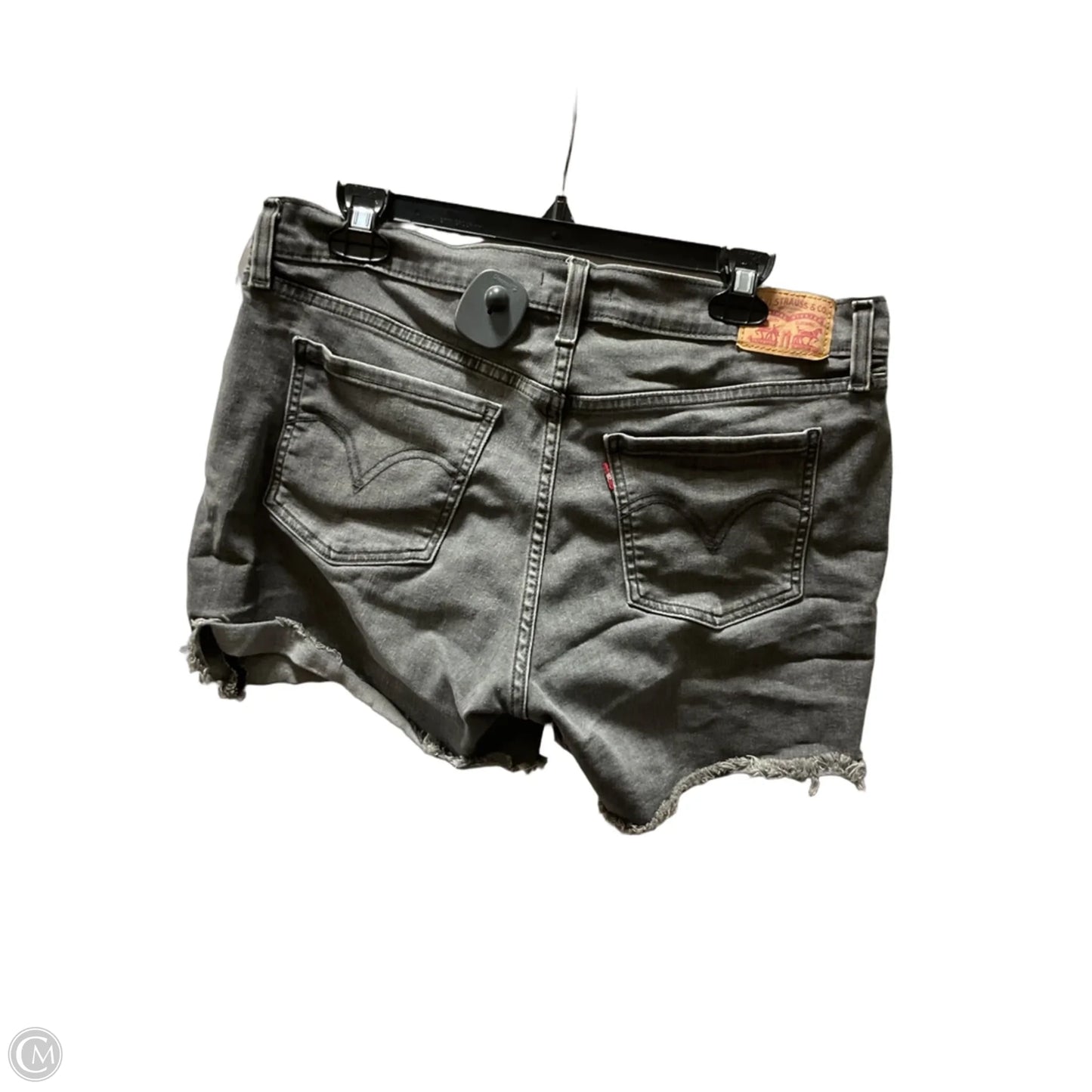 Shorts By Levis In Grey Denim, Size: 10