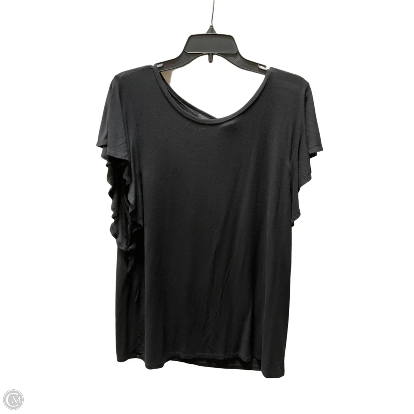Top Sleeveless By Halogen In Black, Size: Xl