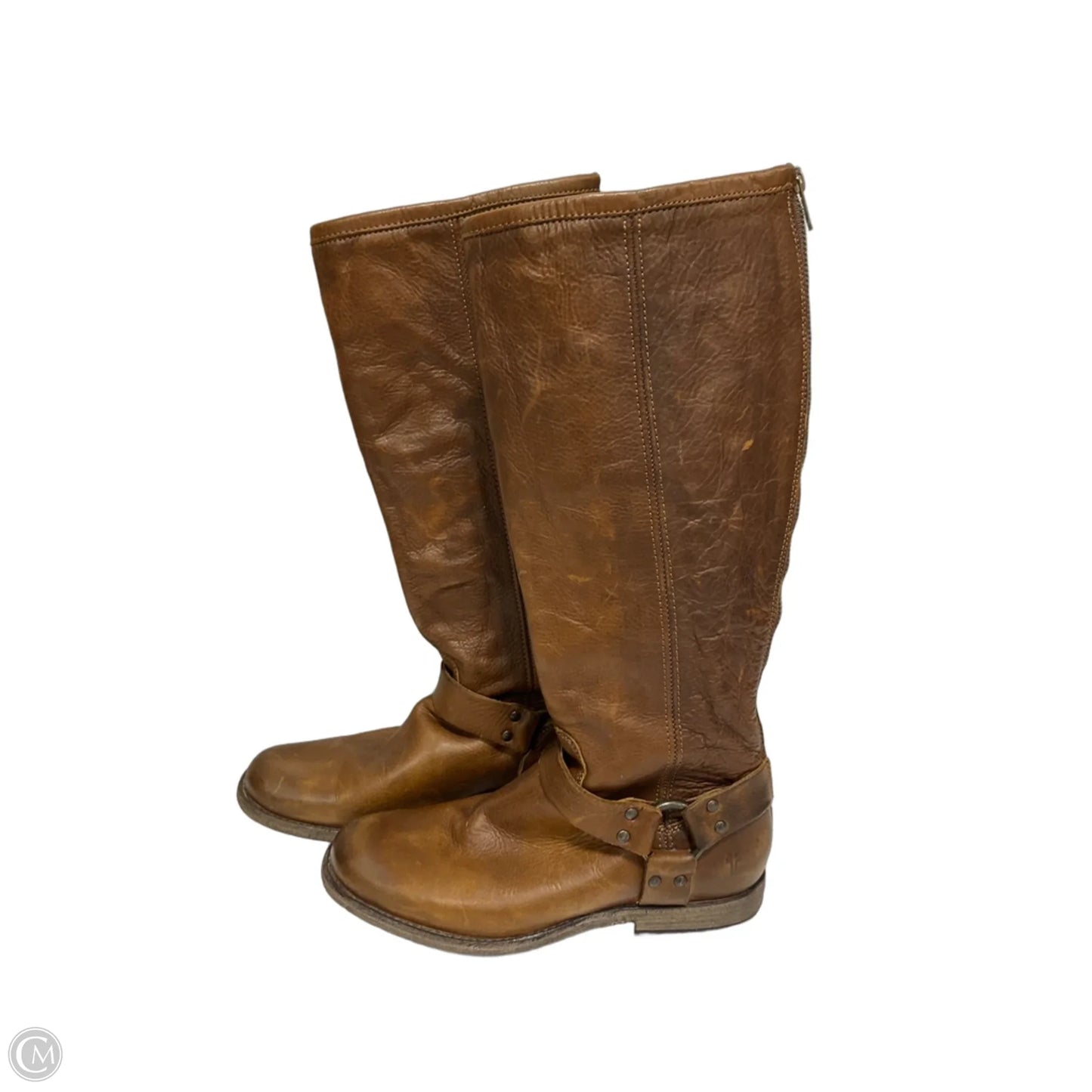 Boots Designer By Frye In Brown, Size: 8