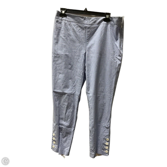 Pants Dress By Talbots In Blue & White, Size: 8