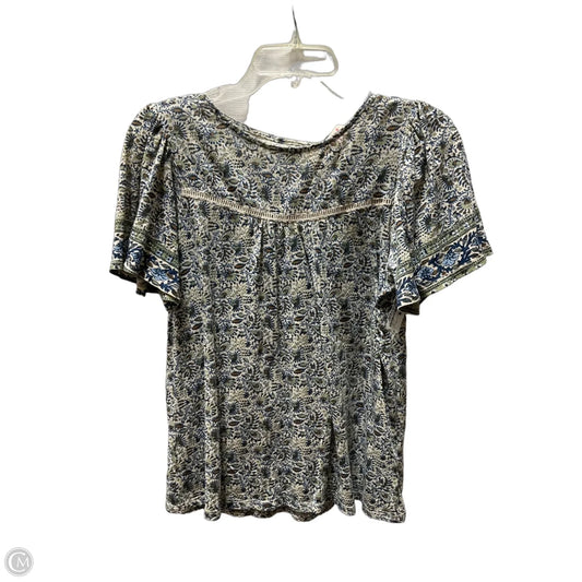 Top Short Sleeve By Lucky Brand In Green, Size: Sp