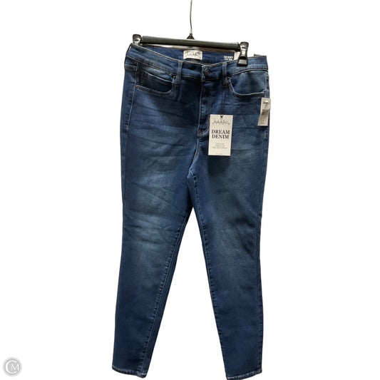 Jeans Skinny By Nicole Miller In Blue Denim, Size: 10